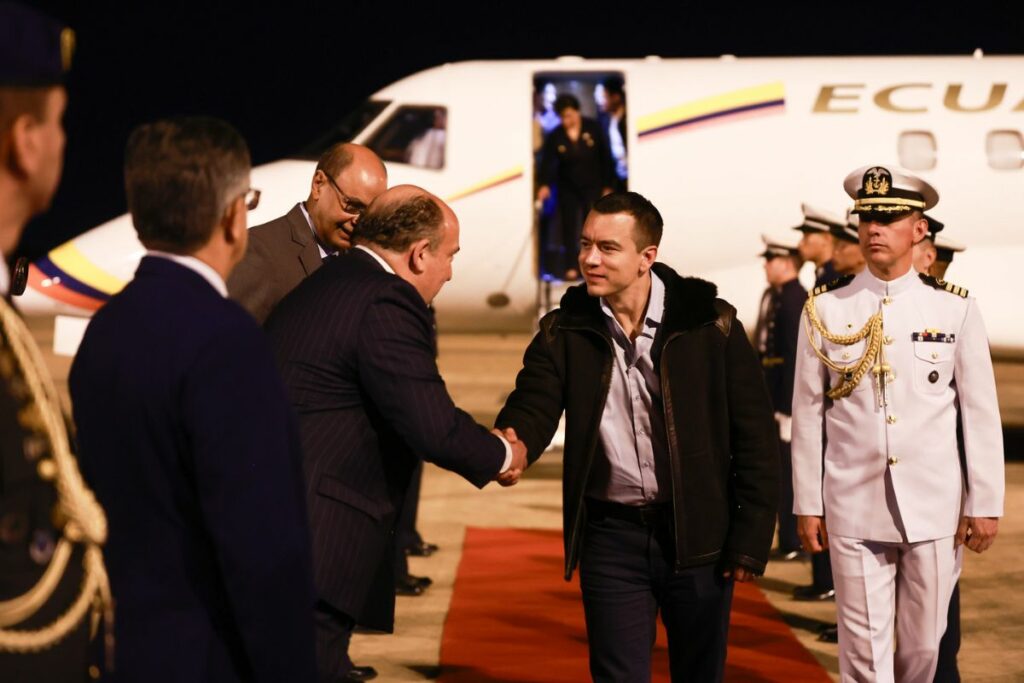 Daniel Noboa llega a Brasilia para reunirse con el presidente Lula da Silva  - El Comercio