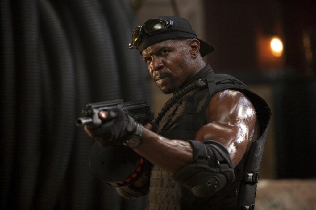 Terry Crews en 'Los Mercenarios'.