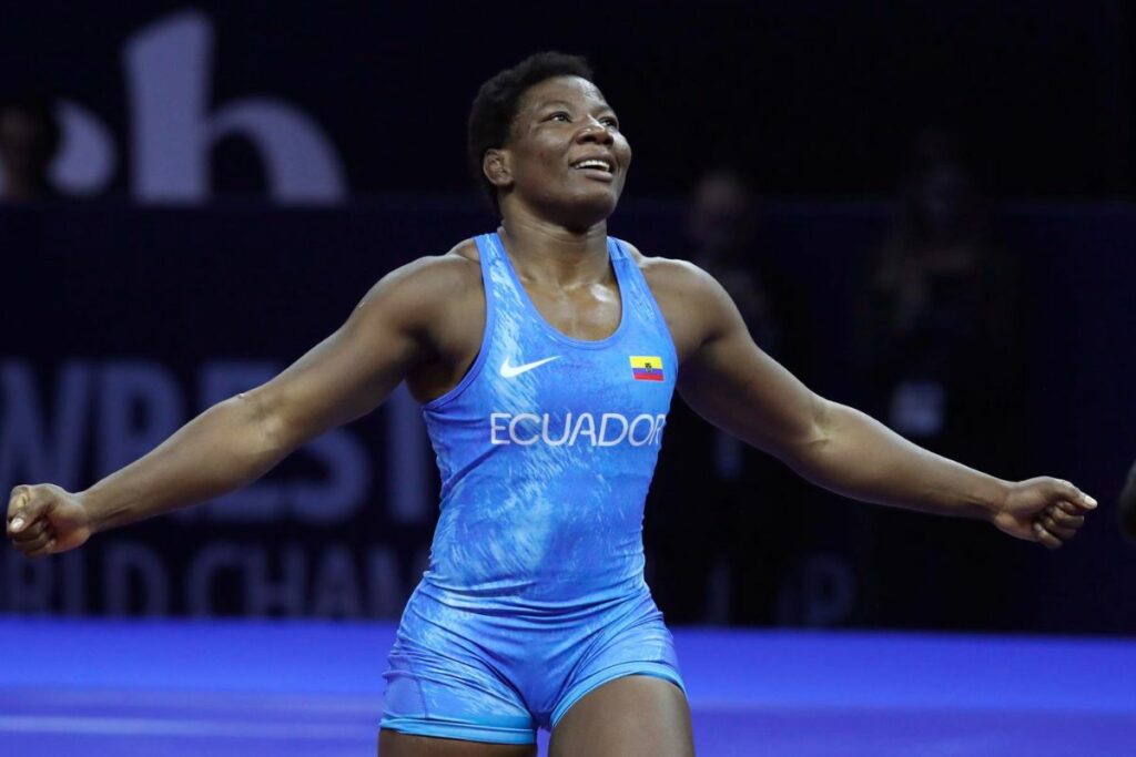 Génesis recescos es Campeona del Mundo en la Categoría de los 76 kg en Lucha.