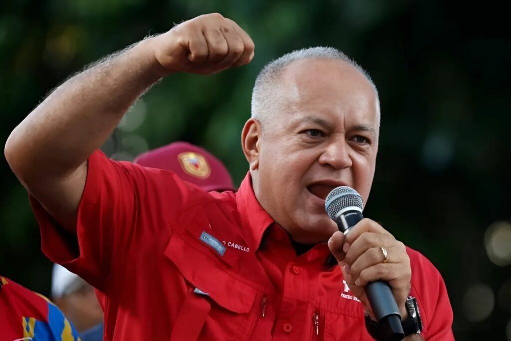 El ministro del Interior, Diosdado Cabello, atacó a Daniel Noboa durante una cadena nacional