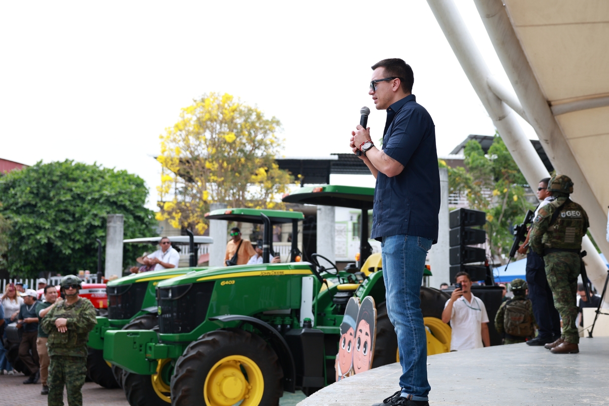Daniel Noboa impulsa 12 proyectos productivos en Guayas