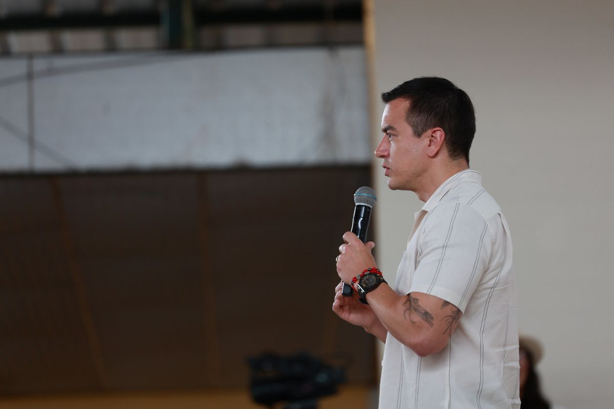 Daniel Noboa inaugura termoeléctrica de gas natural en El Oro