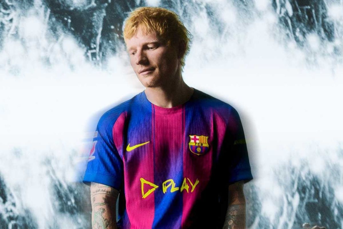 Ed Sheeran y el FC Barcelona se unen ante el Real Madrid