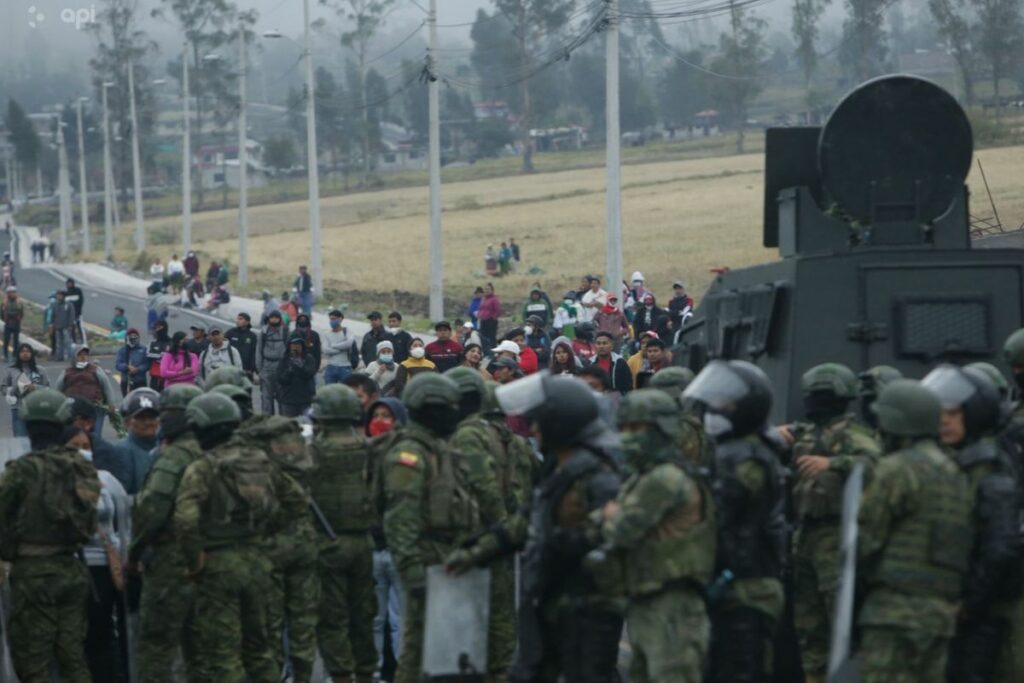 Conaie anunció fallecimiento de joven en el marco del paro en Ecuador.