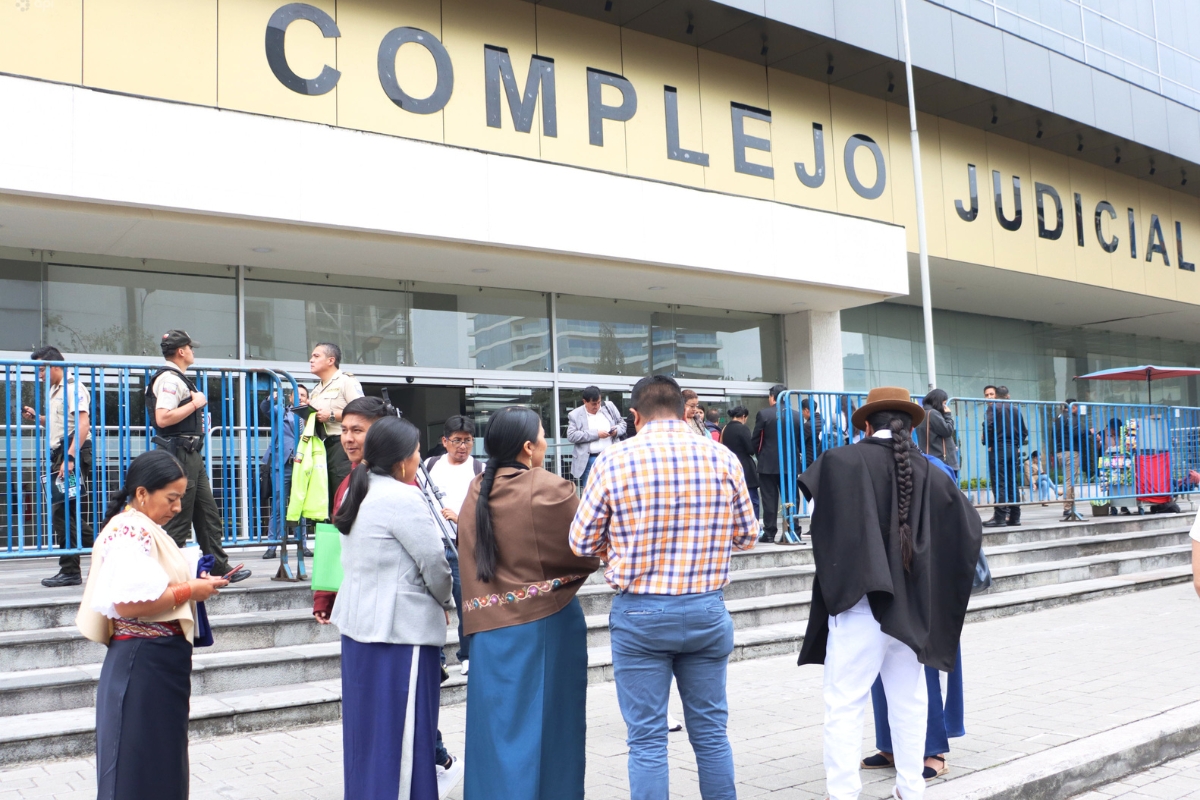 Audiencia de apelación por la quema del cuartel en Otavalo se desarrolla en Quito