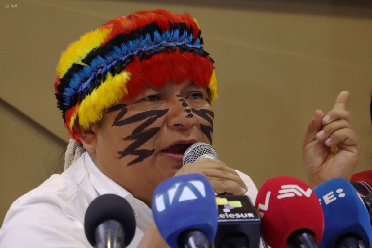 La Conaie señala que no participó en la mesa de diálogo con el Gobierno en Imbabura