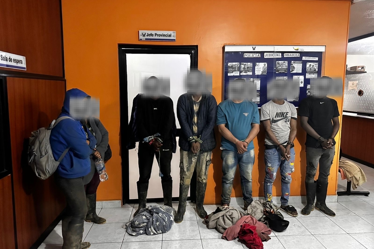 Juez dicta medidas contra capturados en operativo por minería ilegal en Buenos Aires, Imbabura