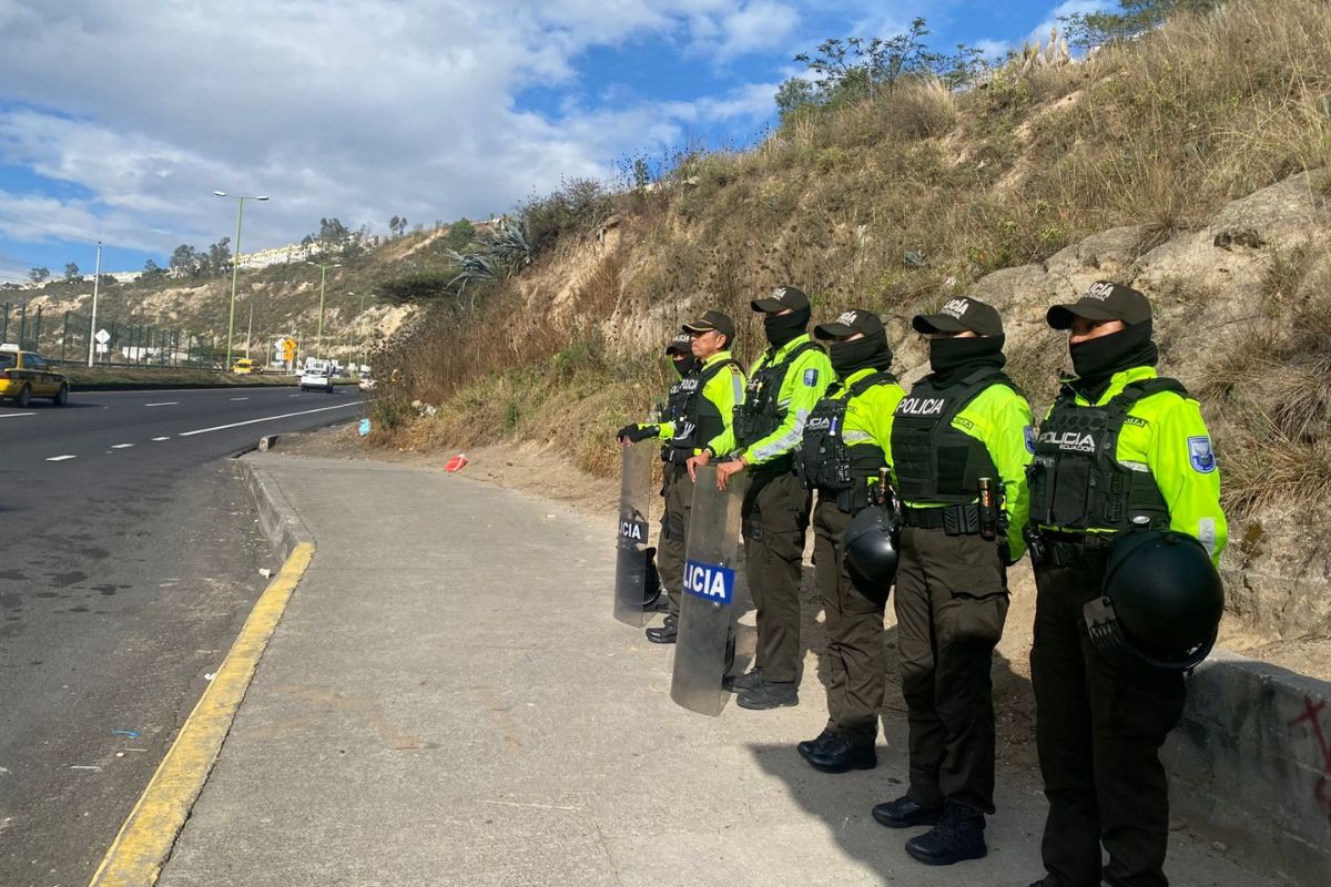 Panamericana Norte, con presencia militar