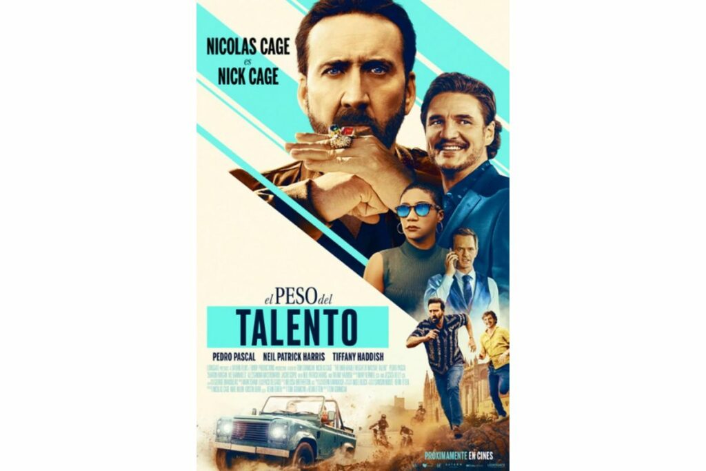 Foto: Póster de 'El peso del talento'.