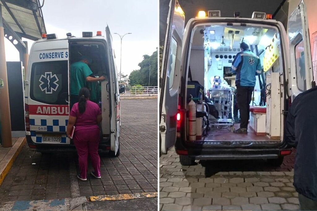 Bebes con oxigeno metro Quito 