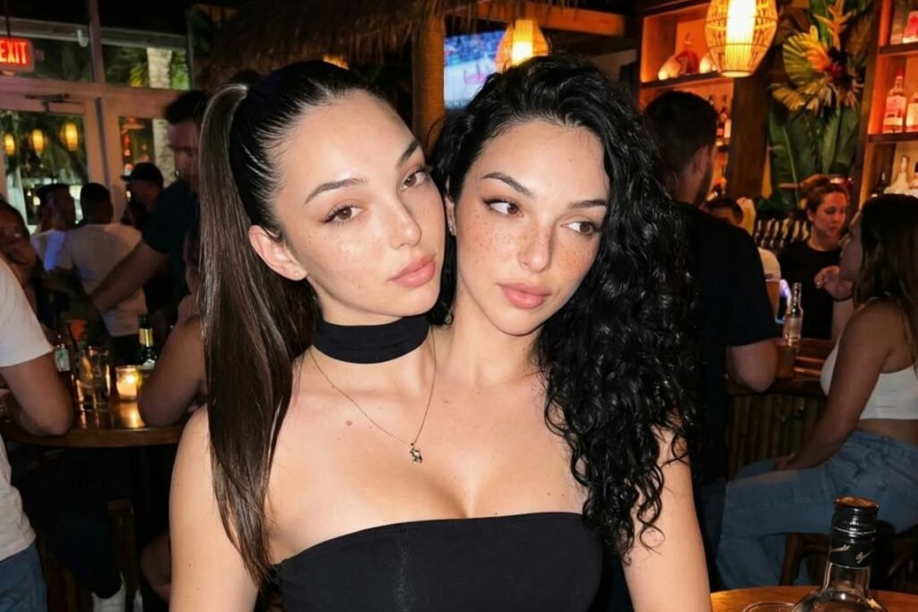 Influencers Valeria y Camila. 