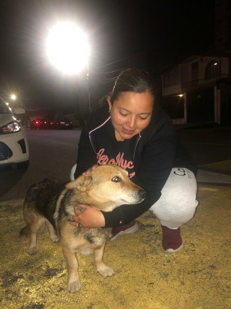 Belén Ubillús, rescatista independiente. Foto: Cortesía