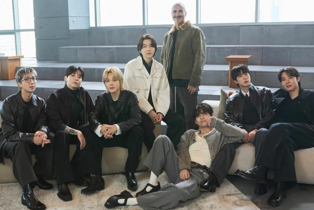 La banda BTS.