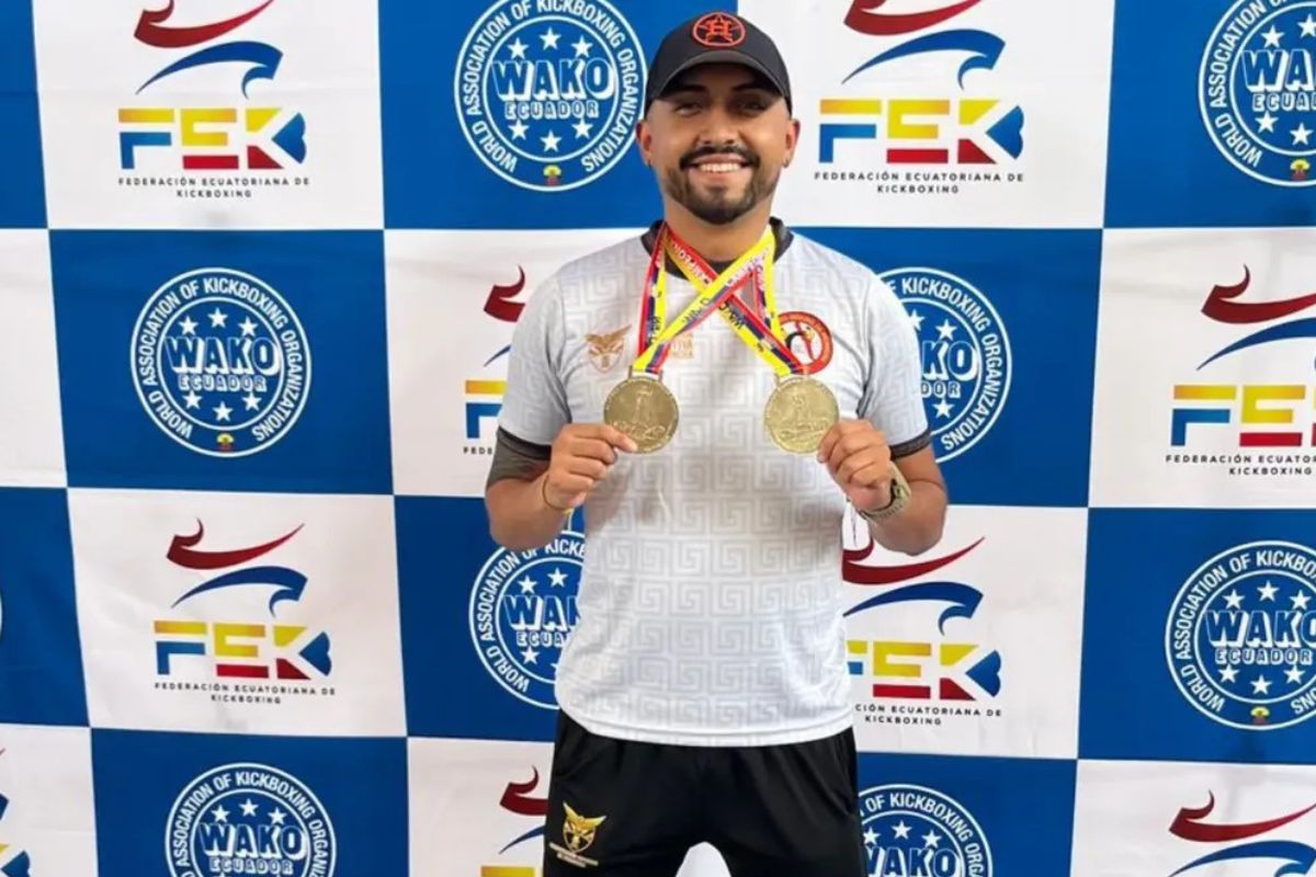 Mizzael Aguirre deja en alto el nombre de Ecuador en el kick boxing