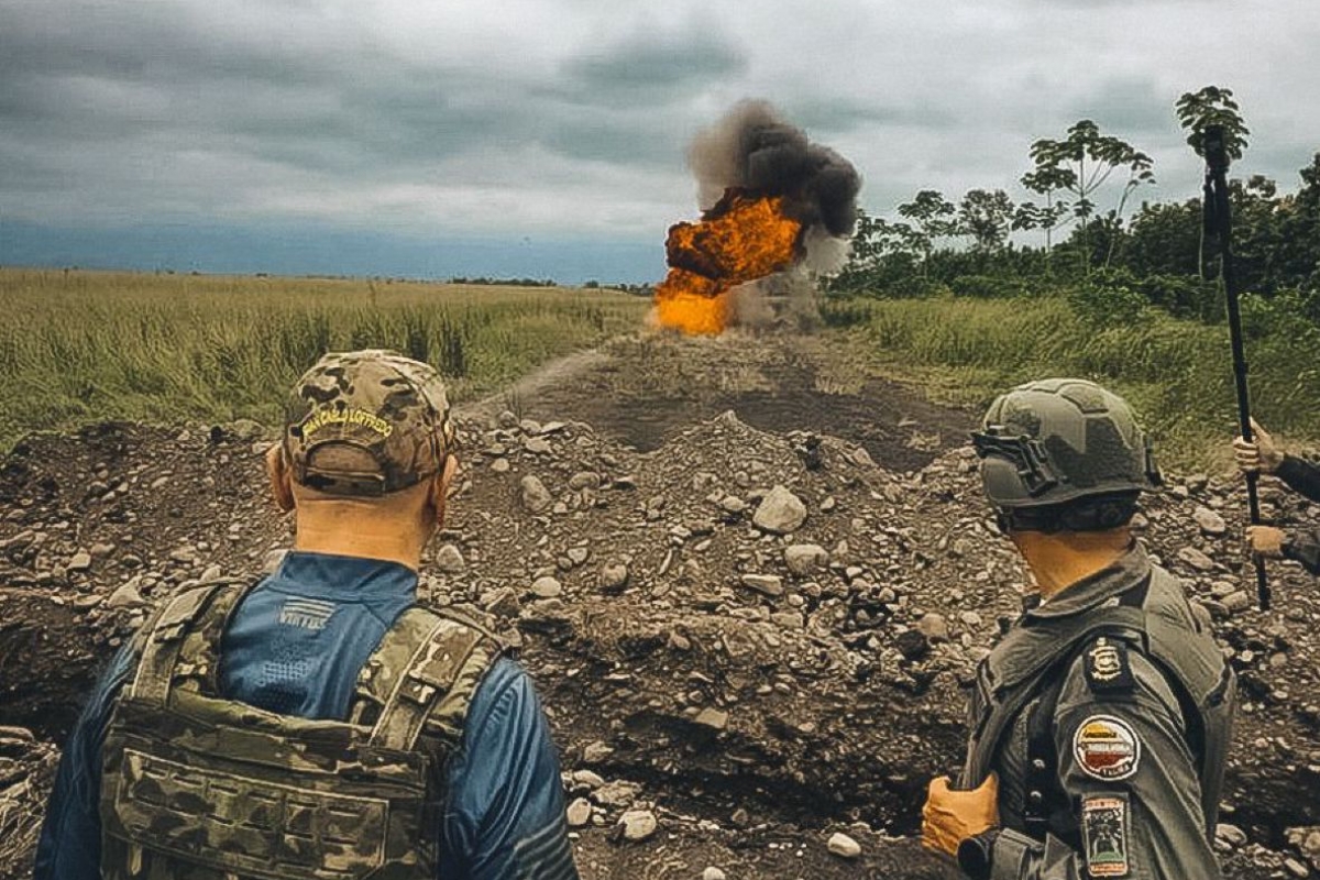 Destruyen pista clandestina en Naranjito, Guayas