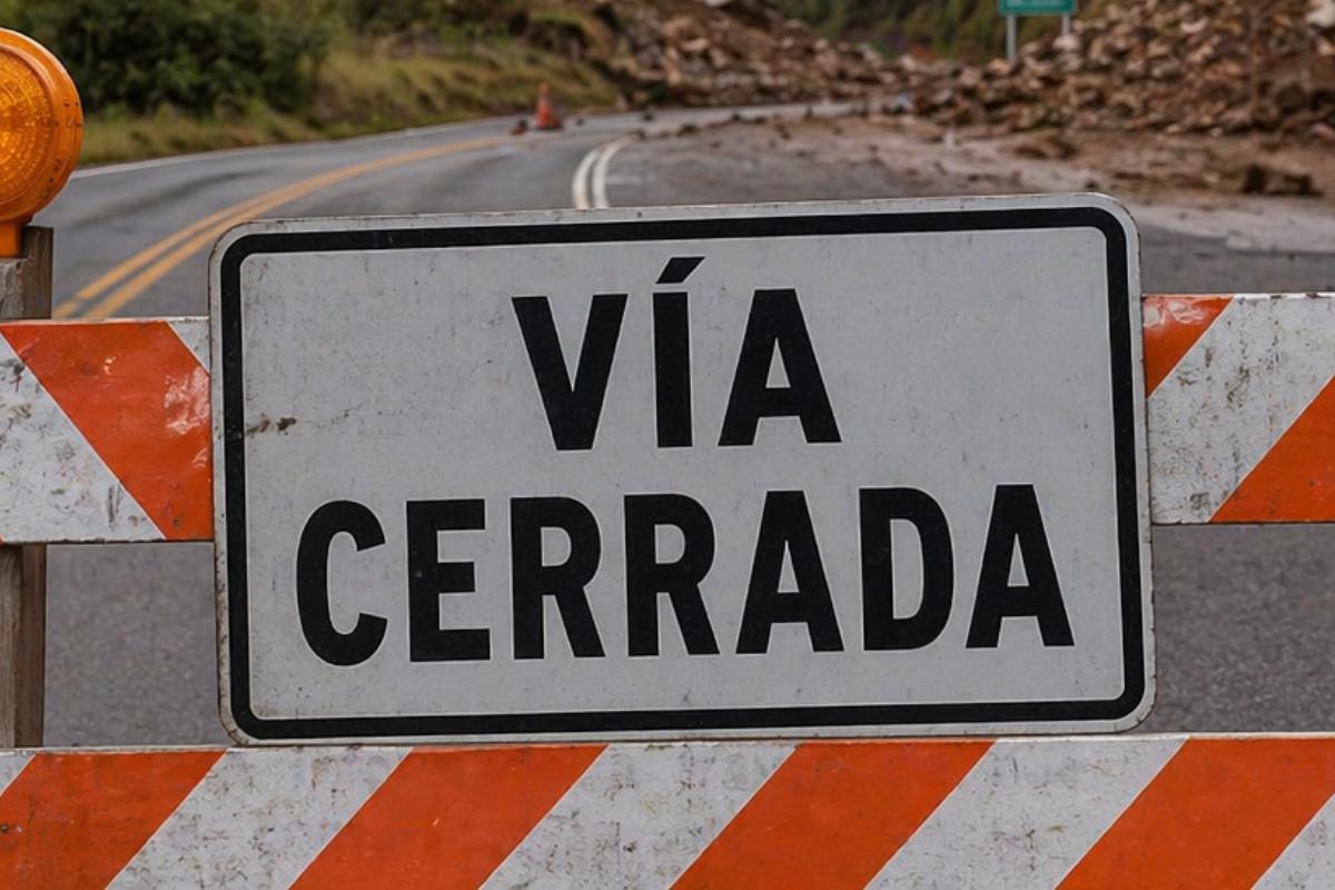 Cierre total en la vía Cumandá–Pallatanga por deslizamiento