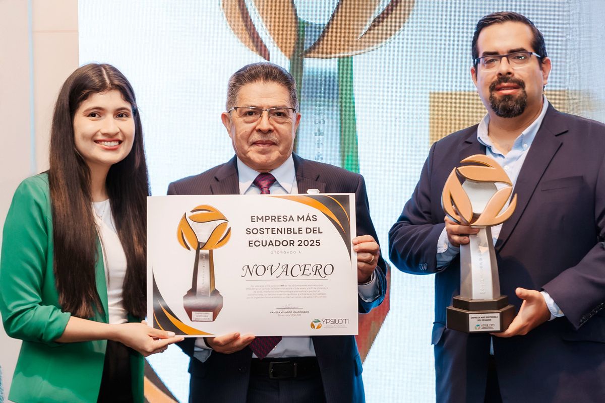Novacero escala al Top 20 del ranking de sostenibilidad en Ecuador