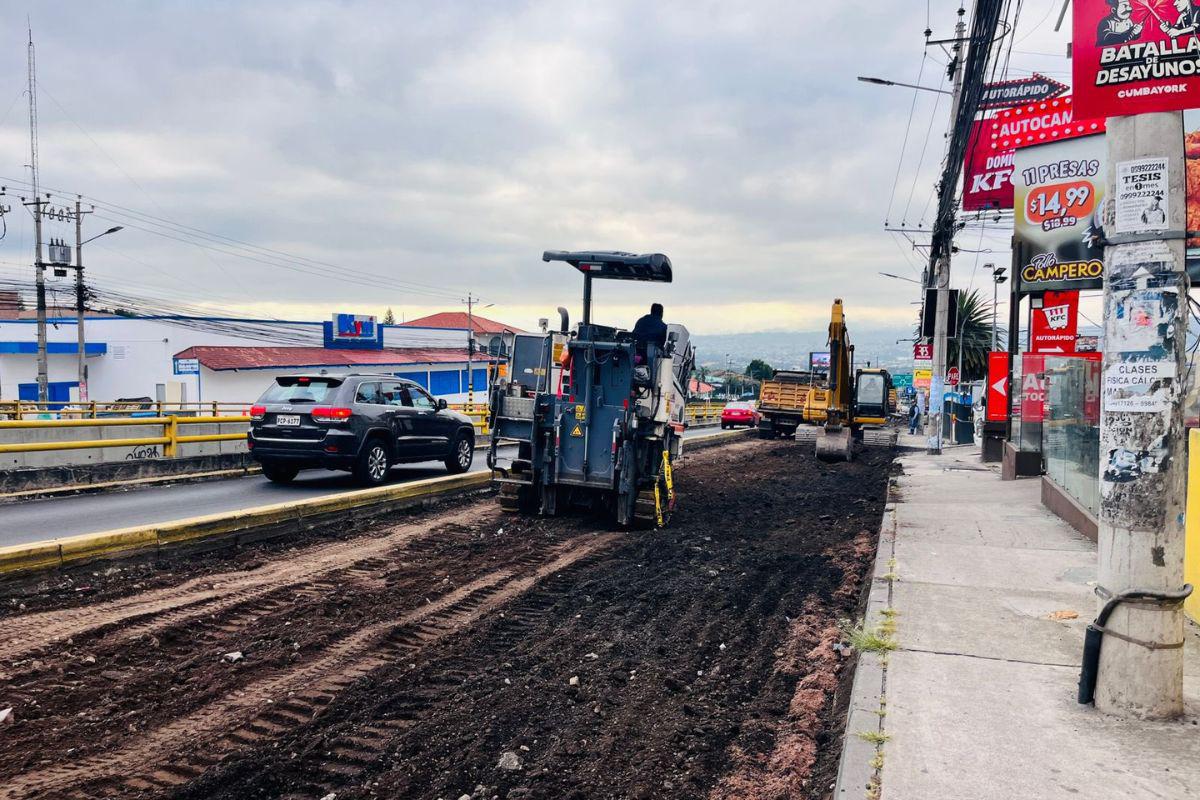 Cierres av. Oswaldo Guayasamín, rutas alternas y desvíos por obras en Cumbayá