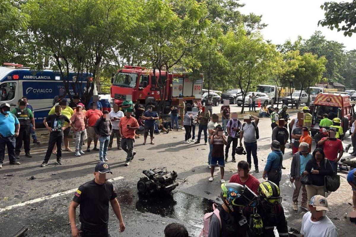 Ecuador: cinco fallecidos y 46 heridos en ocho siniestros de tránsito