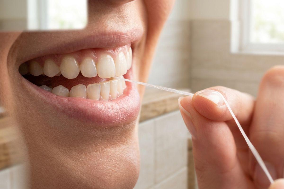 El hilo dental puede prevenir infartos cerebrales, según estudio