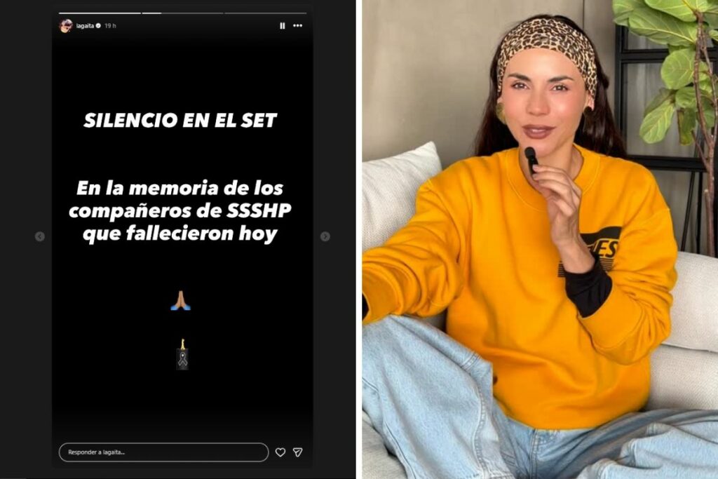 Publicación de Carolina Gaitán por la tragedia en el set de 'Sin senos sí hay paraíso'.