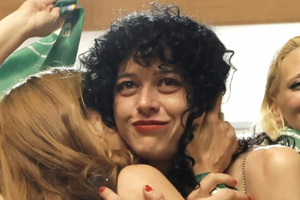 Actriz Camila Plaate, protagonista de 'Belén'.