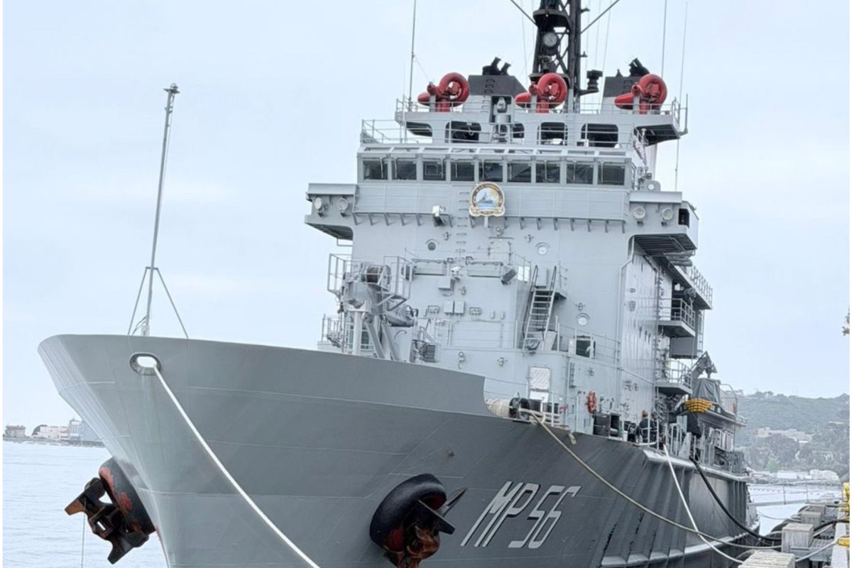 El megabuque Jambelí hizo una escala en EE.UU. antes de arribar a Ecuador