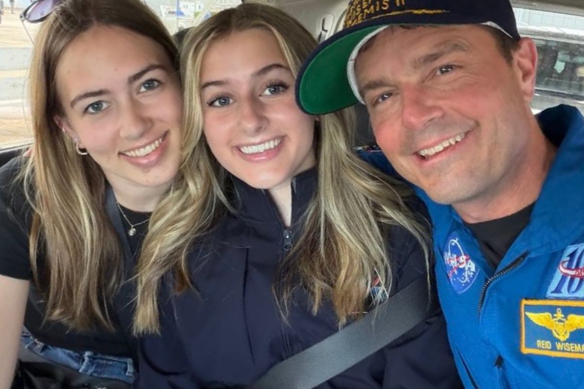 Reid Wiseman se reencuentra con sus hijas tras misión Artemis 2