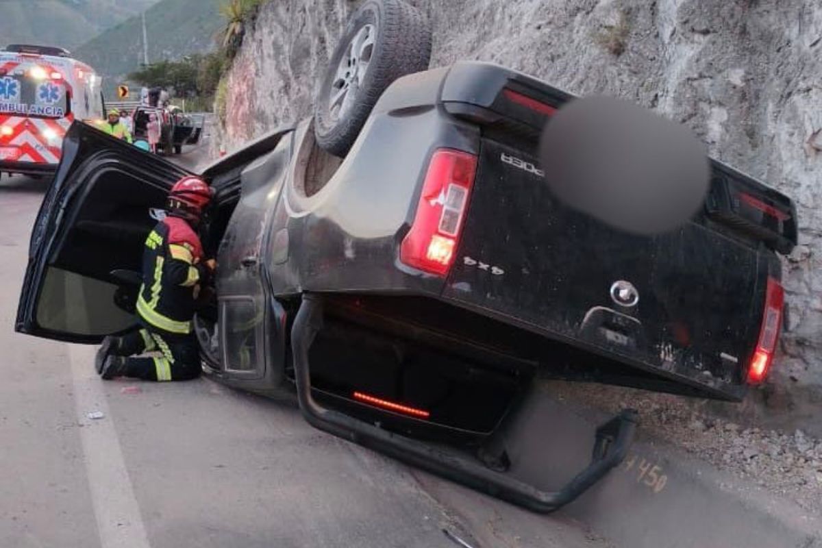 Siniestro de tránsito en la Panamericana Norte deja un herido