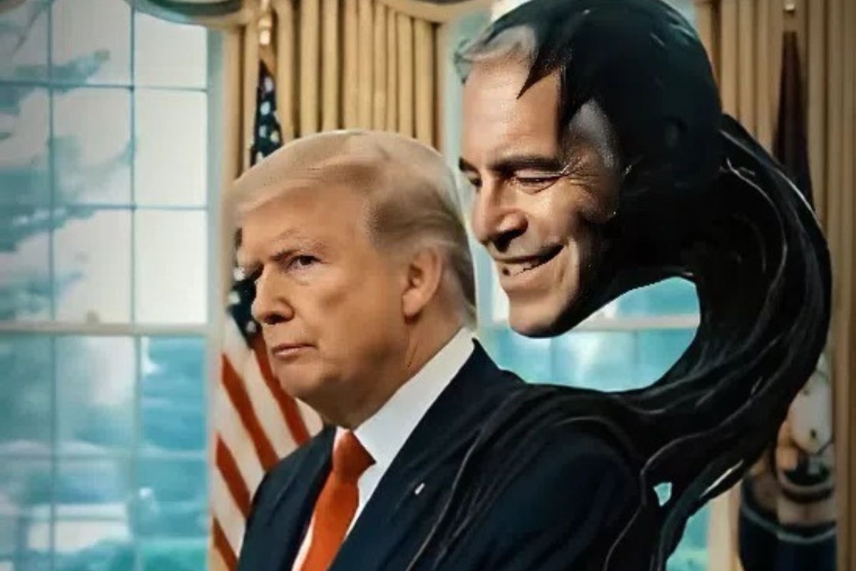 Irán publica video con IA que mezcla a Trump con Venom y Epstein