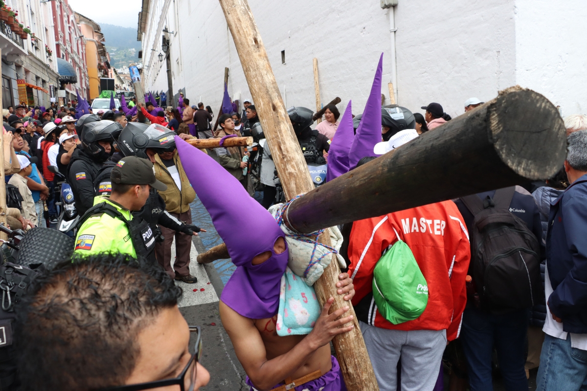 Viernes Santo activa cierres viales en el Centro de Quito este 2026