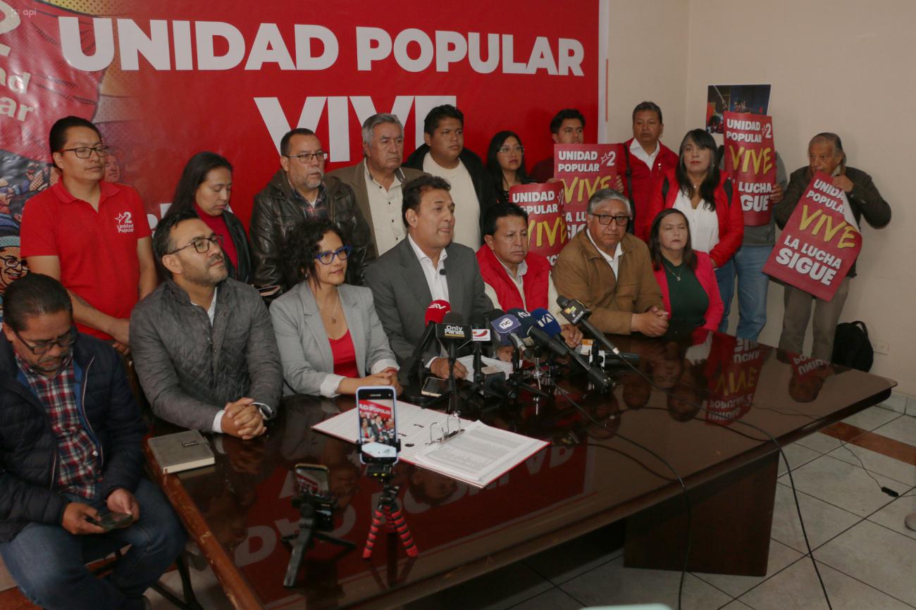 Unidad Popular y su lucha legal tras fallo del CNE en Ecuador