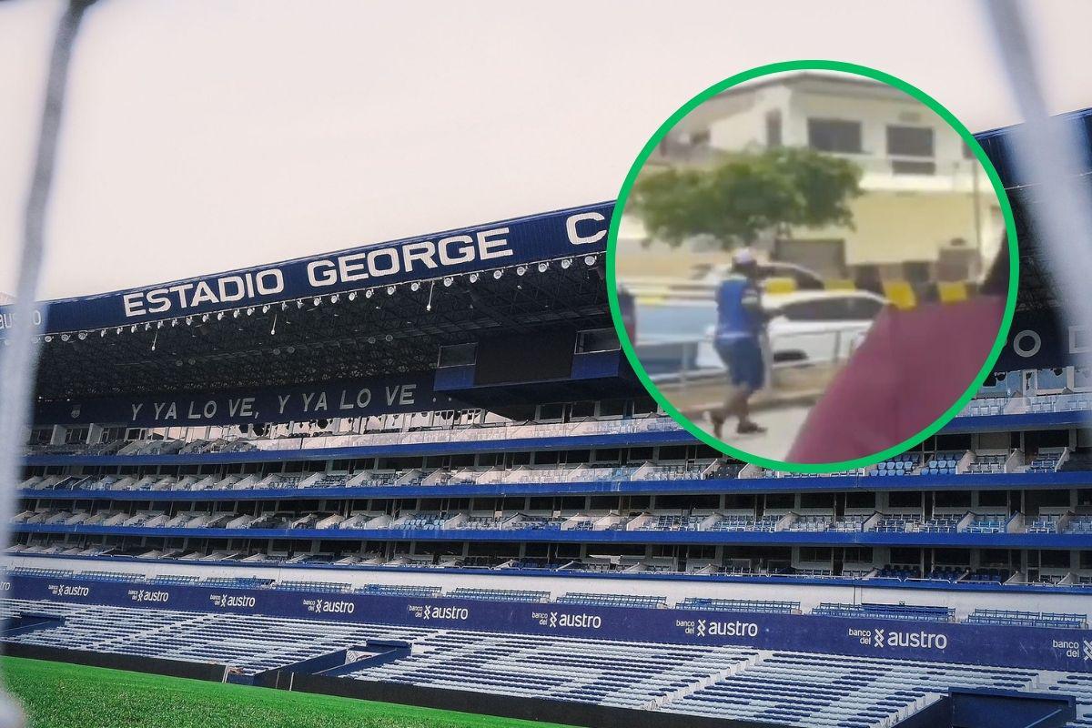 Video registra robo en los exteriores del estadio George Capwell
