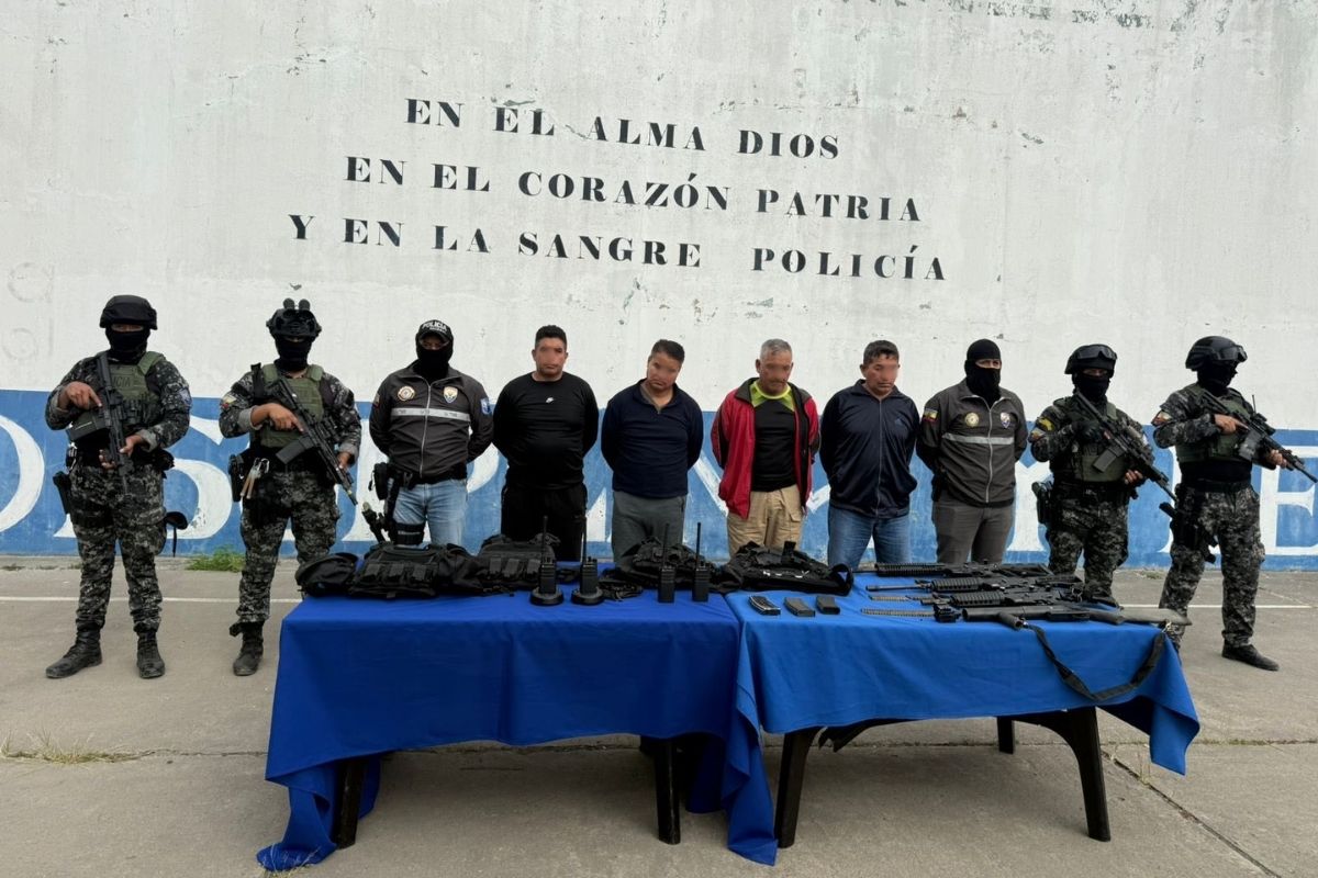 Policías y un exmilitar eran parte de banda delictiva que operaba en Camilo Ponce Enríquez