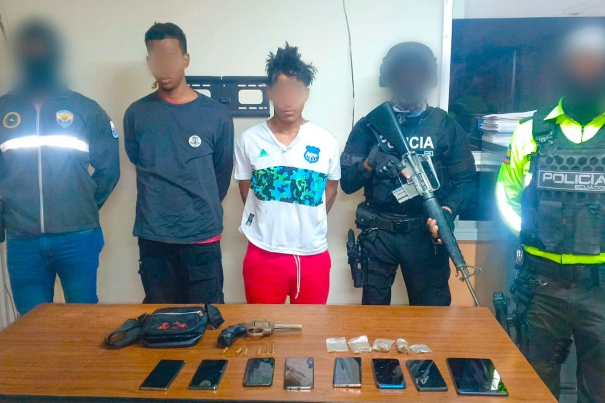 Capturan a dos presuntos integrantes de Los Choneros en Cayambe; estos delitos se investigan