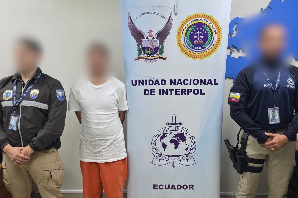 Detienen en Guayaquil a ciudadano con notificación de Interpol, tras deportación desde EE.UU.