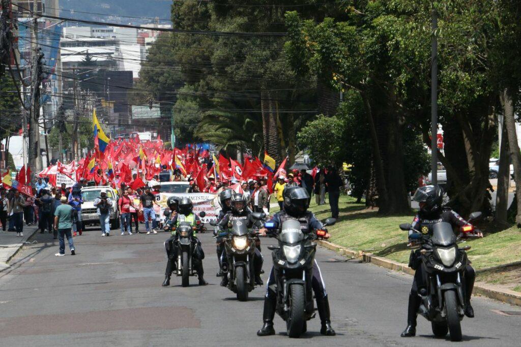 Quito tendrá cierres viales por la marcha del Día del Trabajo