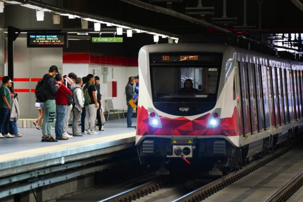 Metro de Quito normaliza operación completa, desde El Labrador hasta Quitumbe tras falla