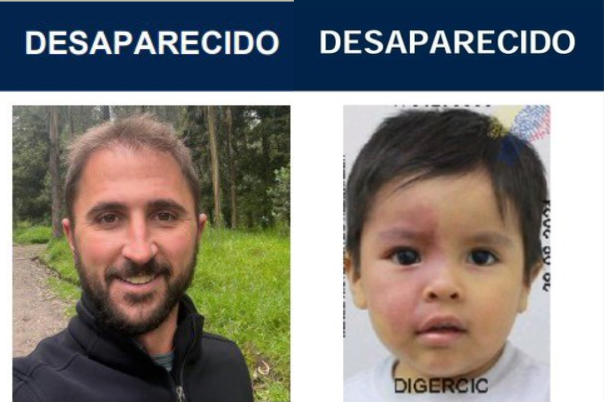 Buscan a un adulto y a un niño desaparecidos en Quito en las últimas 48 horas