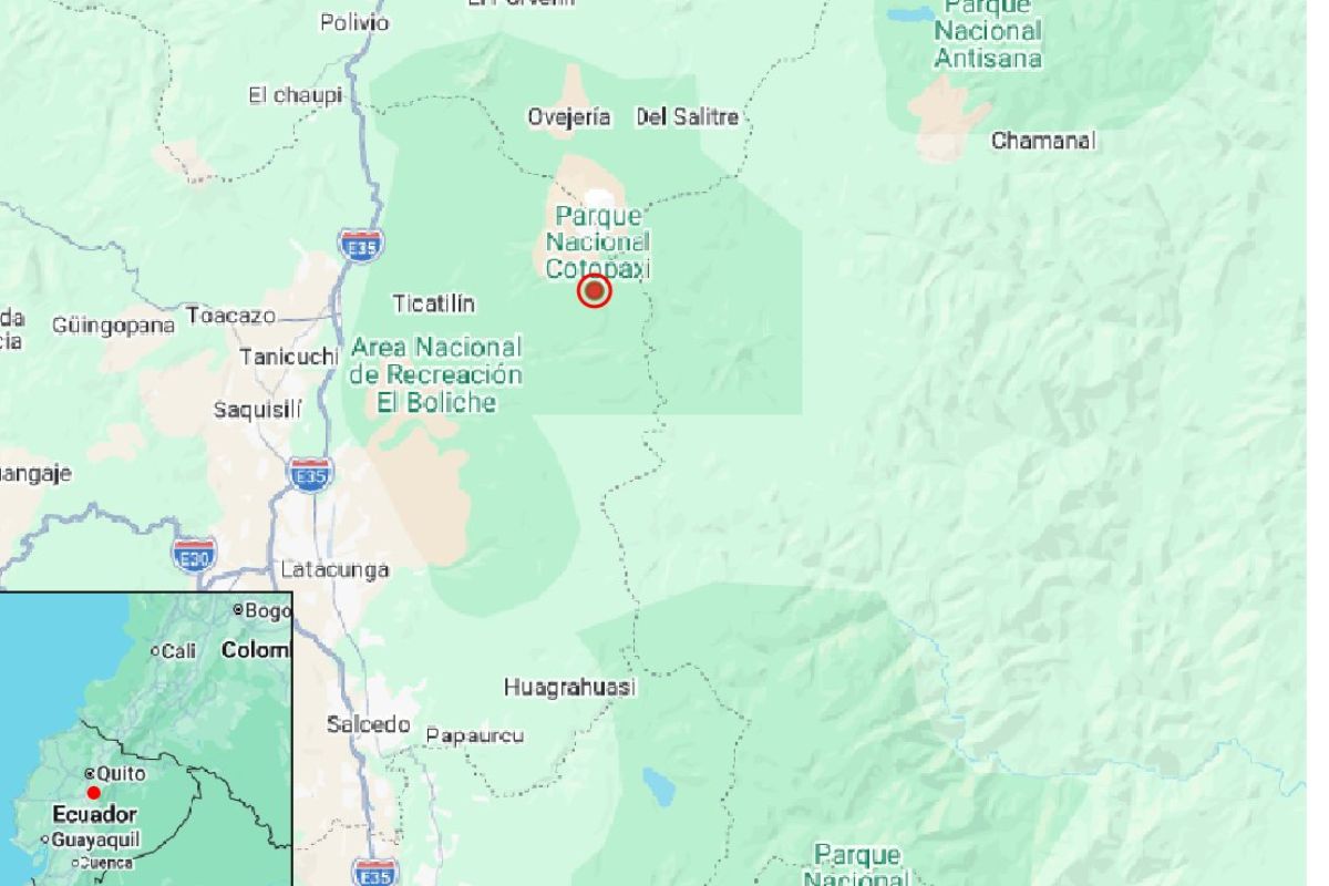 Un temblor se registró en la Sierra de Ecuador este viernes 17 de abril de 2026