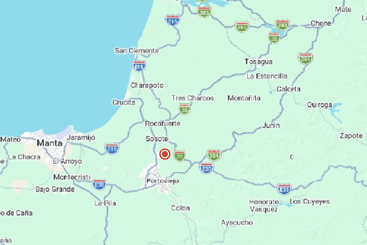 Un temblor sacudió la Costa de Ecuador este martes 7 de abril de 2026
