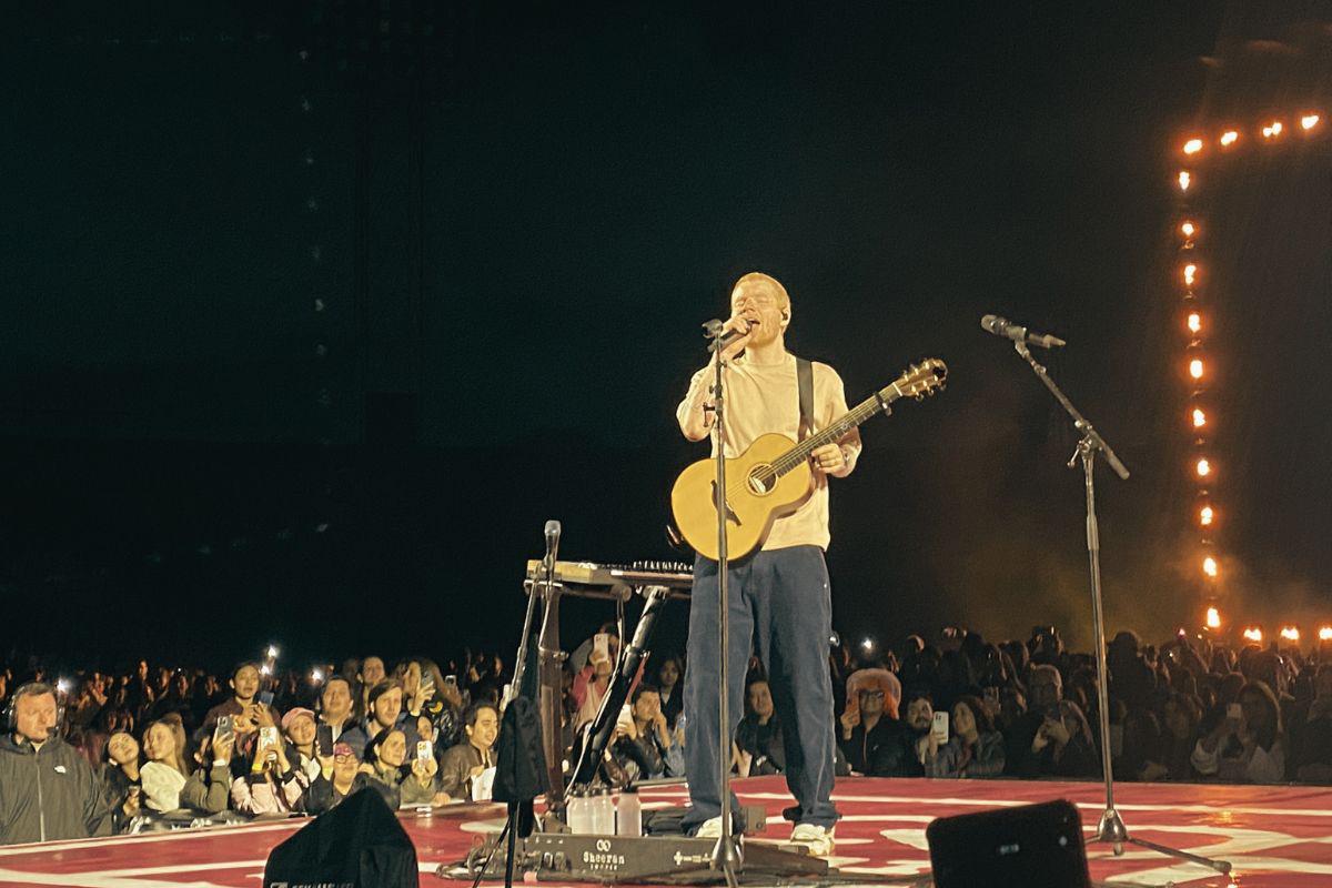 El mensaje que Ed Sheeran dedicó a Ecuador tras su show