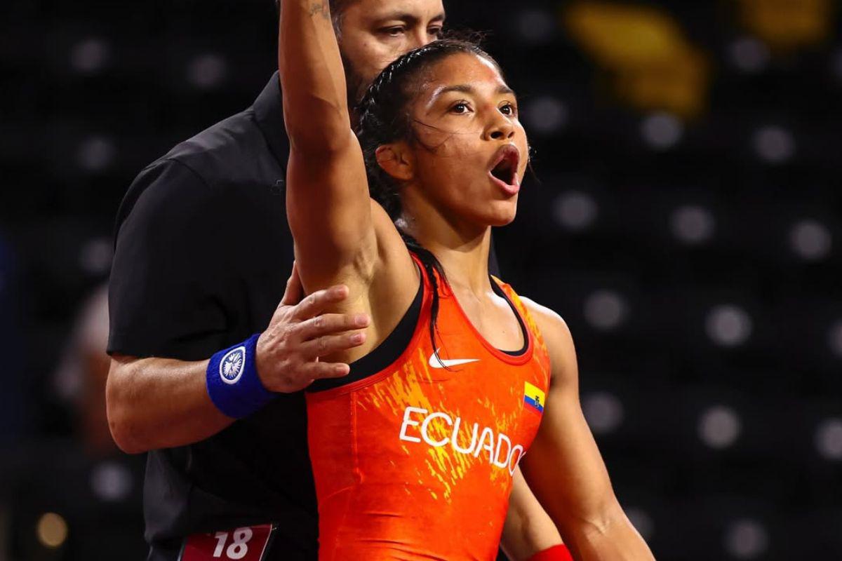 Lucía Yépez gana oro y Ecuador brilla en Panamericano de lucha