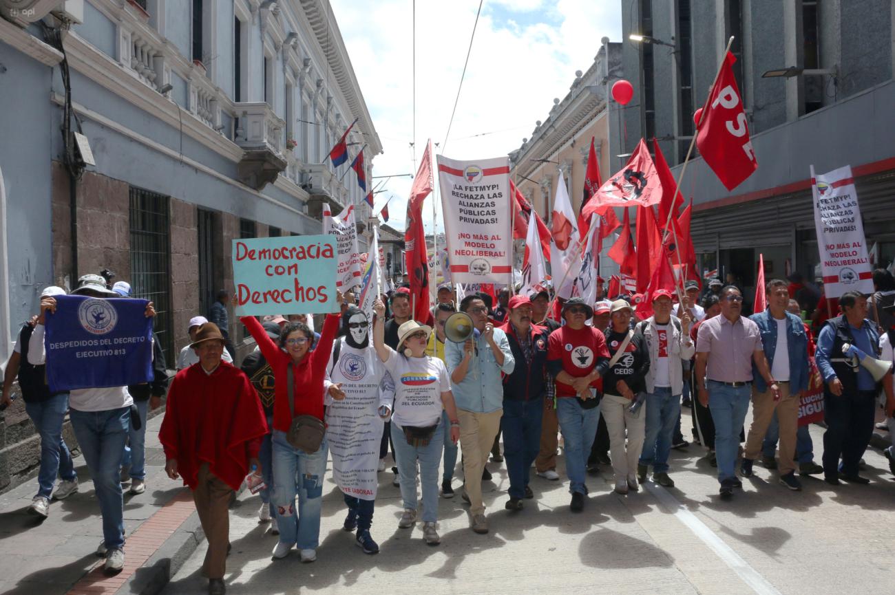 Marcha 1 de mayo Quito