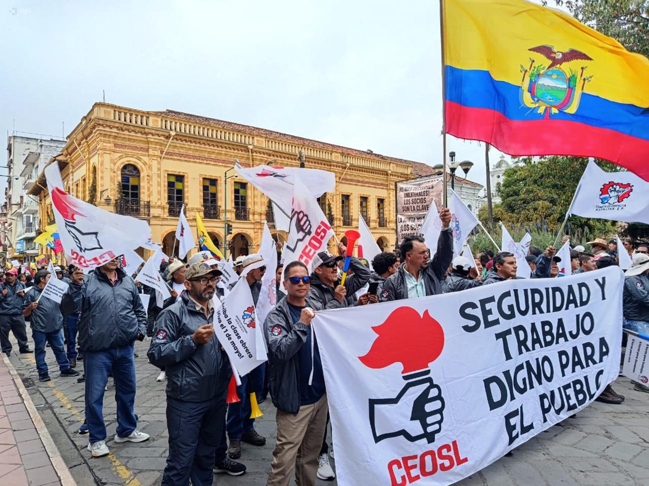 Marcha 1 de mayo Cuenca