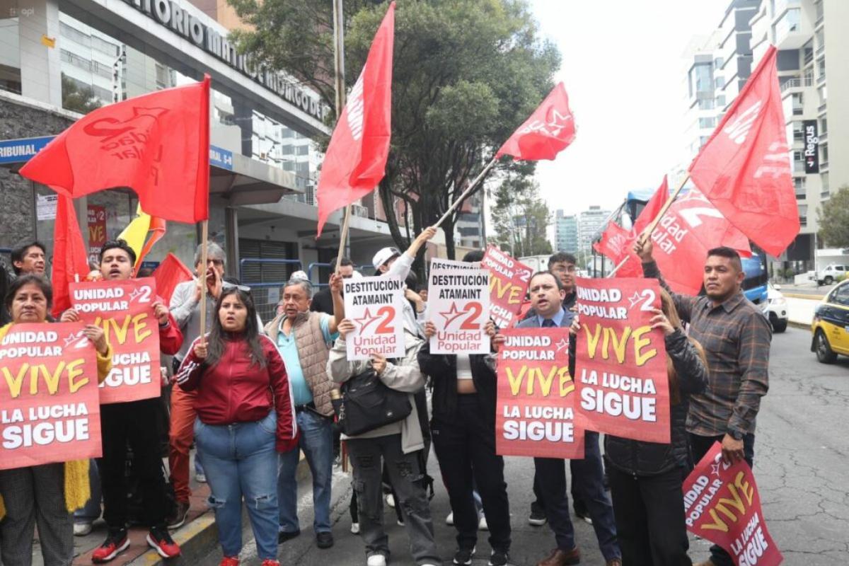 Unidad Popular se queda sin resolución sobre cancelación en el CNE