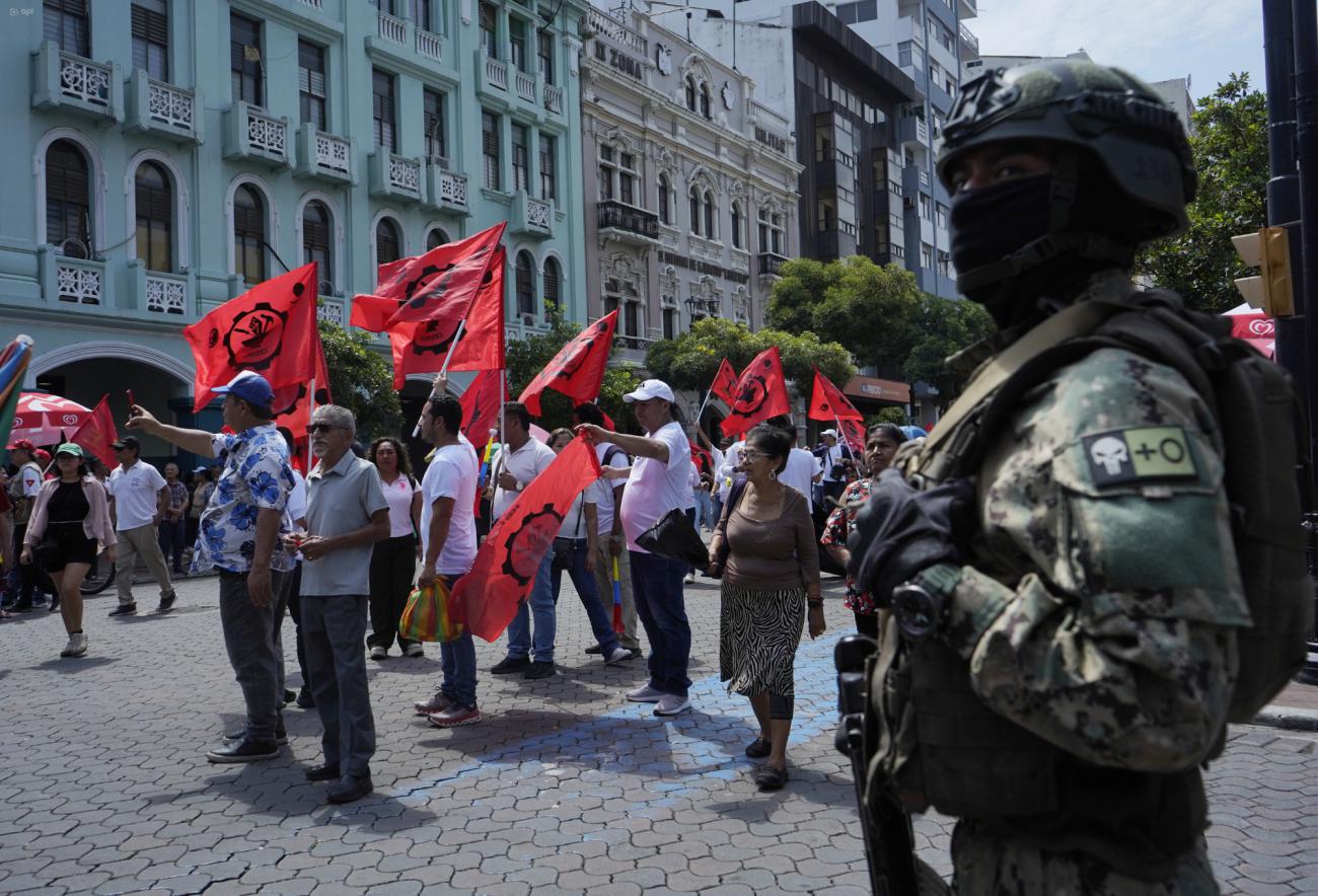 Marcha 1 de mayo Guayaquil