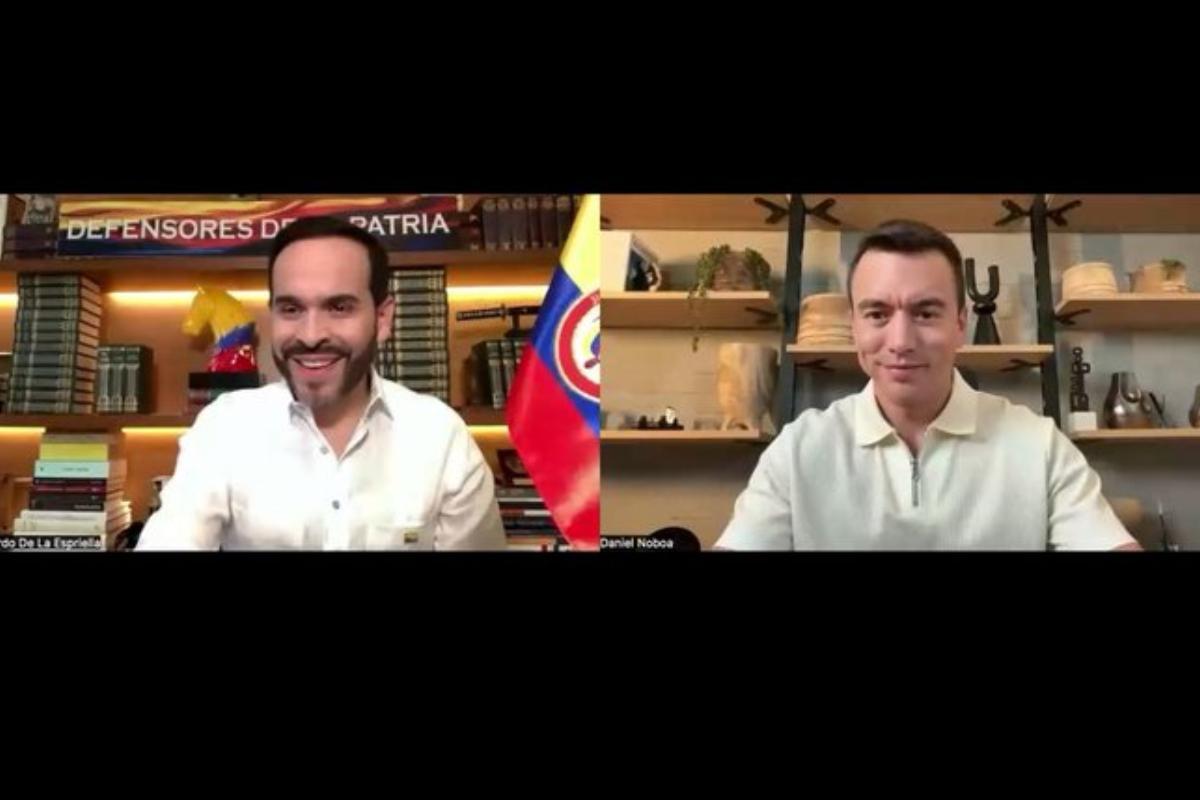 Noboa anuncia eliminación de tasa de seguridad para Colombia