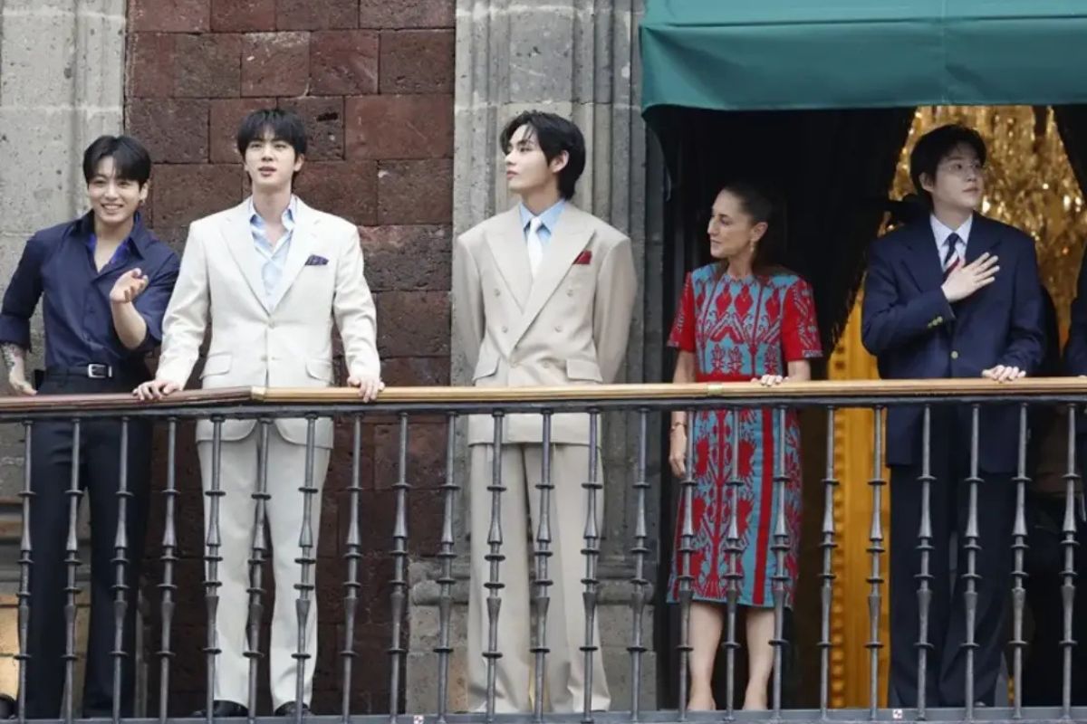 BTS muestra los secretos de su visita al Palacio Nacional, en México