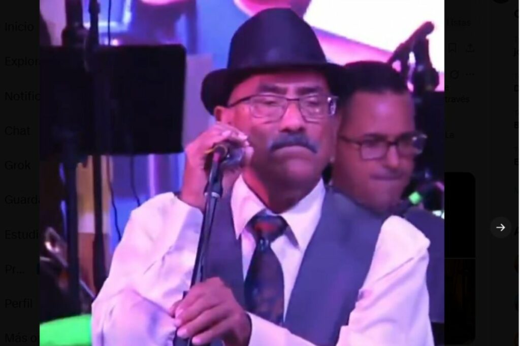 Sammy Marrero en una presentación musical.